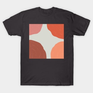 Terracotta Abstract T-Shirt